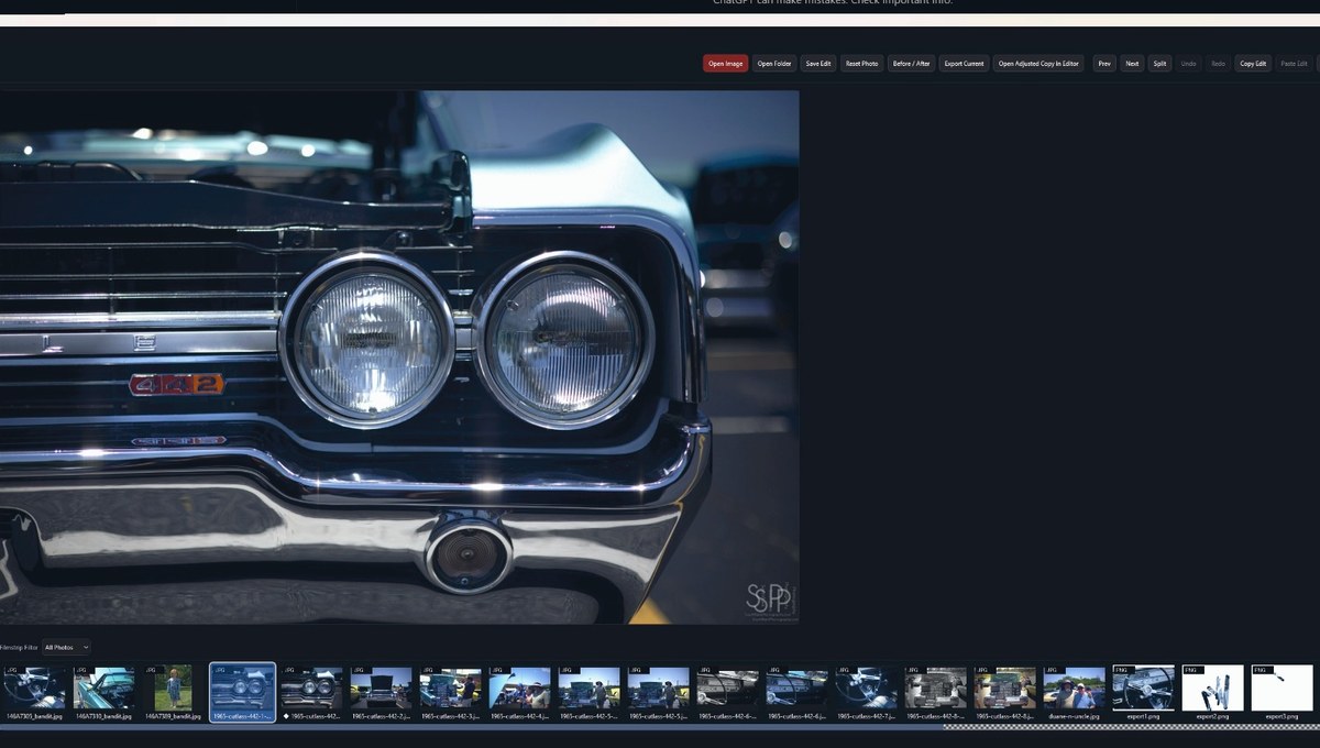 Bandit DarkRoom desktop interface preview.
